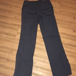 Gray Tall Small Scrub Pants